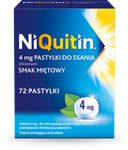NIQUITIN MINI 4 mg x 72 tabletki do ssania