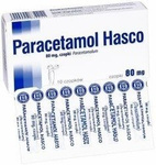 PARACETAMOL HASCO 80 mg x 10 czopków