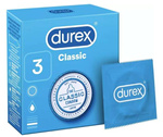 DUREX CLASSIC prezerwatywy x 3 sztuki.