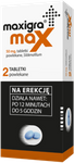 MAXIGRA MAX 50 mg x 2 tabletki powlekane