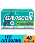 GAVISCON O SMAKU MIĘTY TAB x 48 tabletek do rozgryzania i żucia