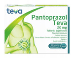 PANTOPRAZOL TEVA 20 mg x 14 tabletek dojelitowych