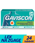 GAVISCON o smaku mięty x 24 tabletki