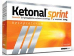 KETONAL SPRINT 25 mg granulat x 12 saszetek